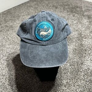 Grand Canyon adjustable baseball hat women’s gray distressed ponytail hat